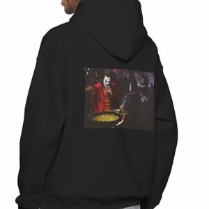 Ironic sleeve  Joker Hoodie